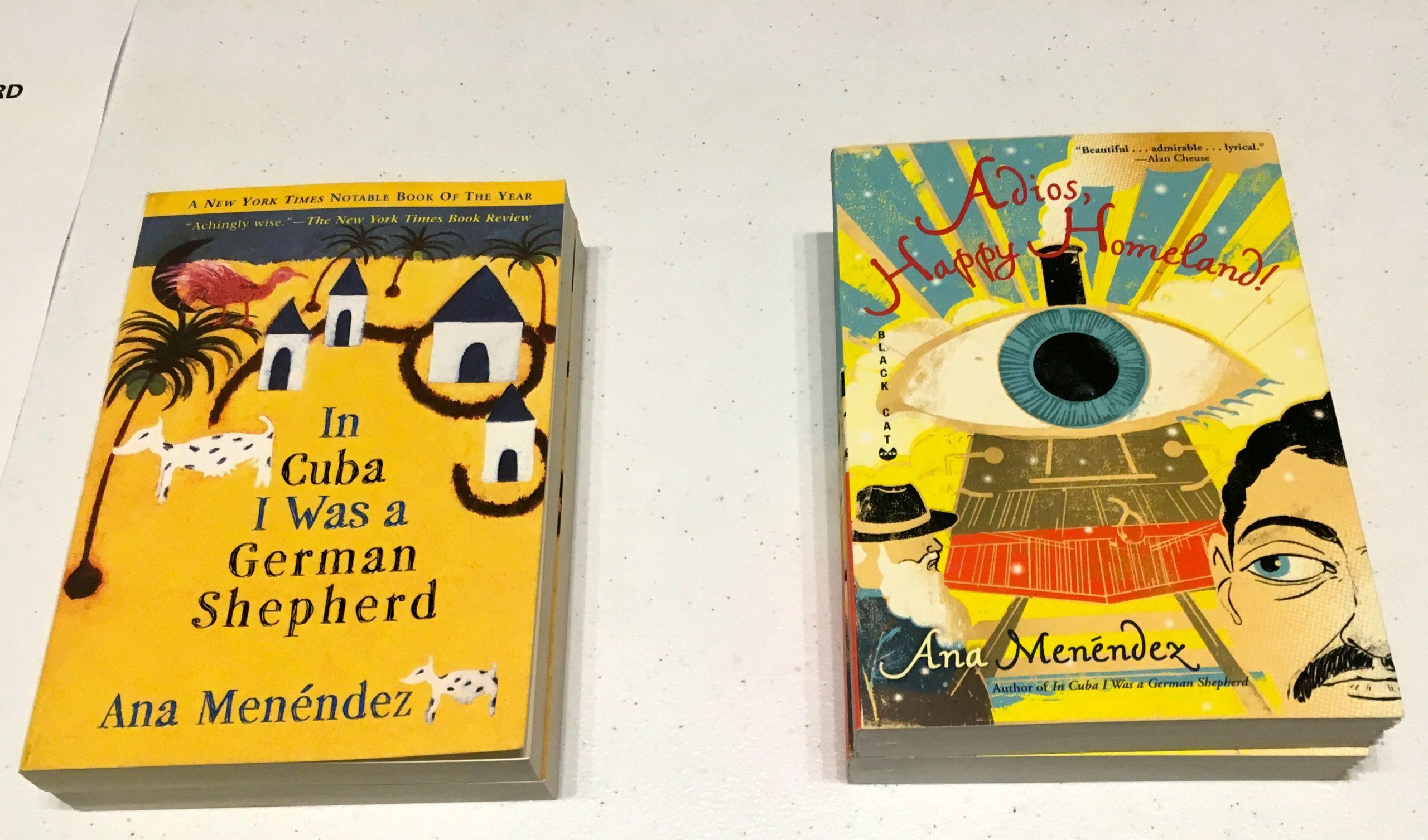 Copies of Menendez's books were sold. 