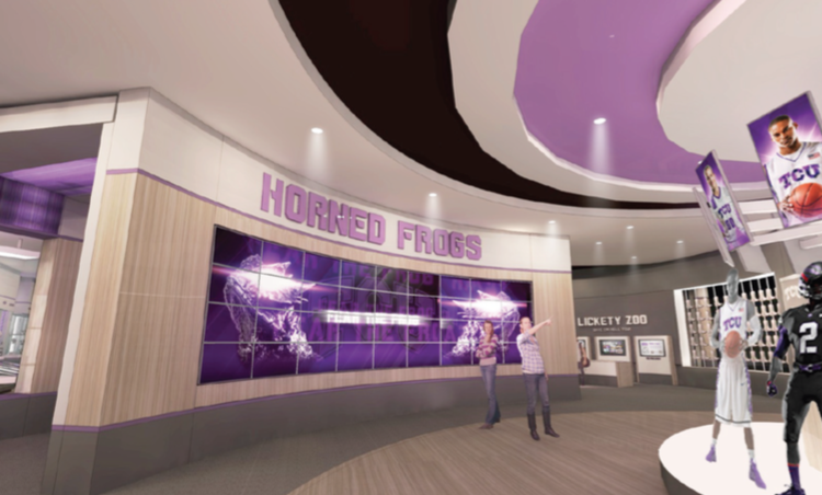 The+TCU+December+class+of+2015+will+be+the+first+to+walk+in+the+new+Ed+and+Rae+Schollmaier+arena+following+a+%2472+million+renovation.+