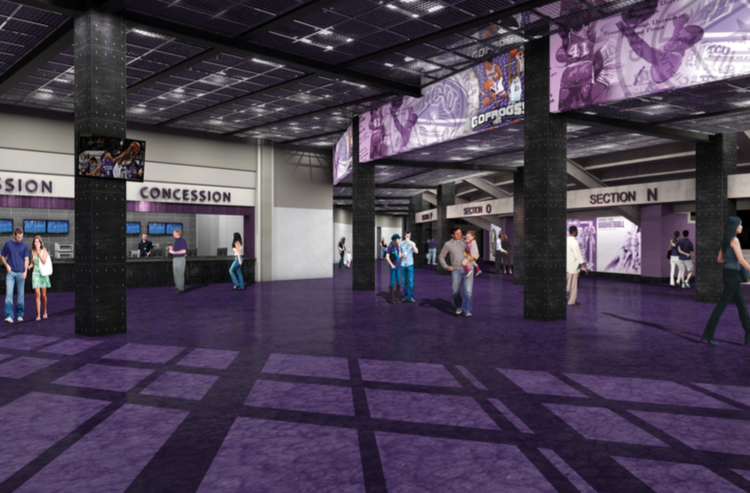 The+TCU+December+class+of+2015+will+be+the+first+to+walk+in+the+new+Ed+and+Rae+Schollmaier+arena+following+a+%2472+million+renovation.+