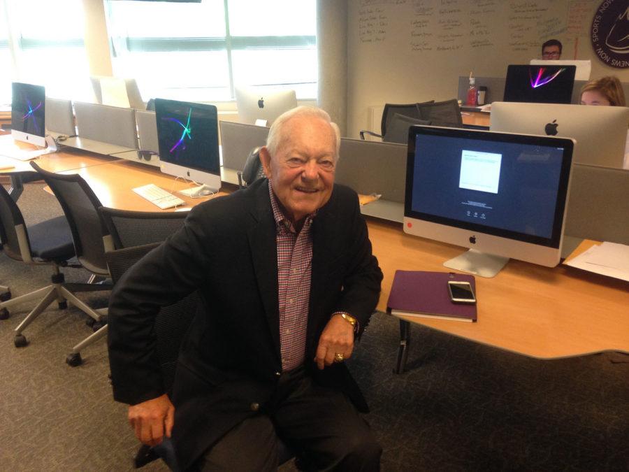 Former host of CBSs Face the Nation Bob Schieffer returned to his alma mater on Friday, Sept. 18.