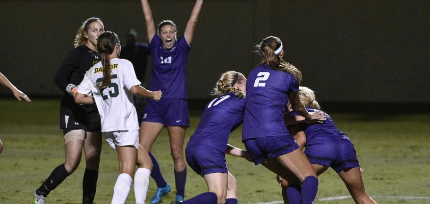 TCU finished in a draw against Baylor Tuesday night.