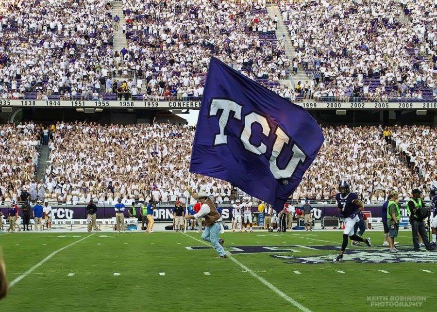 The TCU Rangers spirit organization has grown throughout its six-year history at TCU. (Photo courtesy of the TCU Rangers Facebook page)