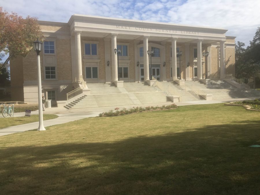 Despite a new facade, the front half of the library is one of the areas TCU is targeting for development and reconstruction.