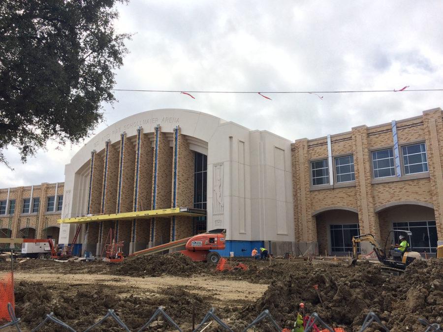 TCUs new basketball arena will not open on time for the start of the mens and womens basketball seasons.