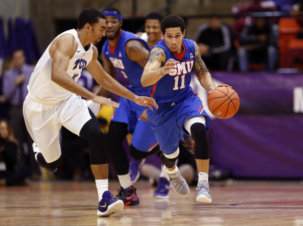 TCU fell to SMU 75-70 in Fort Worth Tuesday night.