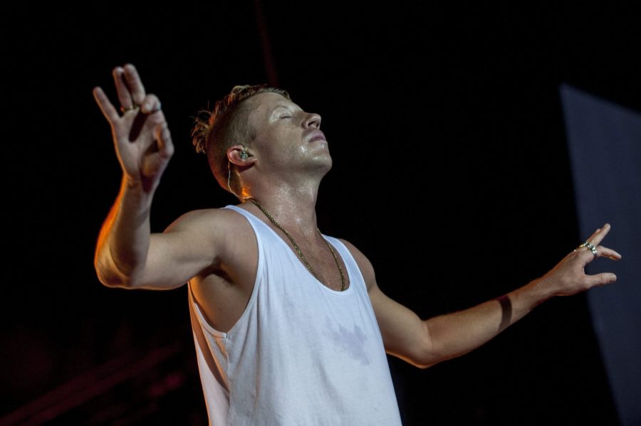 In+this+picture+made+available+Aug.+15%2C+2014%2C+US+rapper+Macklemore+performs+during+the+concert+of+the+US+hip+hop+duo+Macklemore+and+Ryan+Lewis+at+the+22nd+Sziget+%28Island%29+Festival+on+the+Shipyard+Island+in+Northern+Budapest%2C+Hungary.+%28AP+Photo%2FMTI%2C+Janos+Marjai%29
