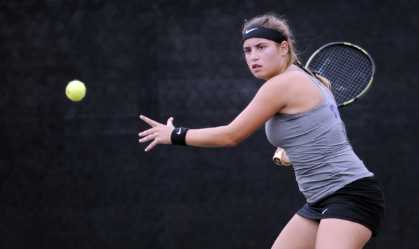 Olaya Garrido-Rivas during the USTA/ITA Texas Regional Championships 