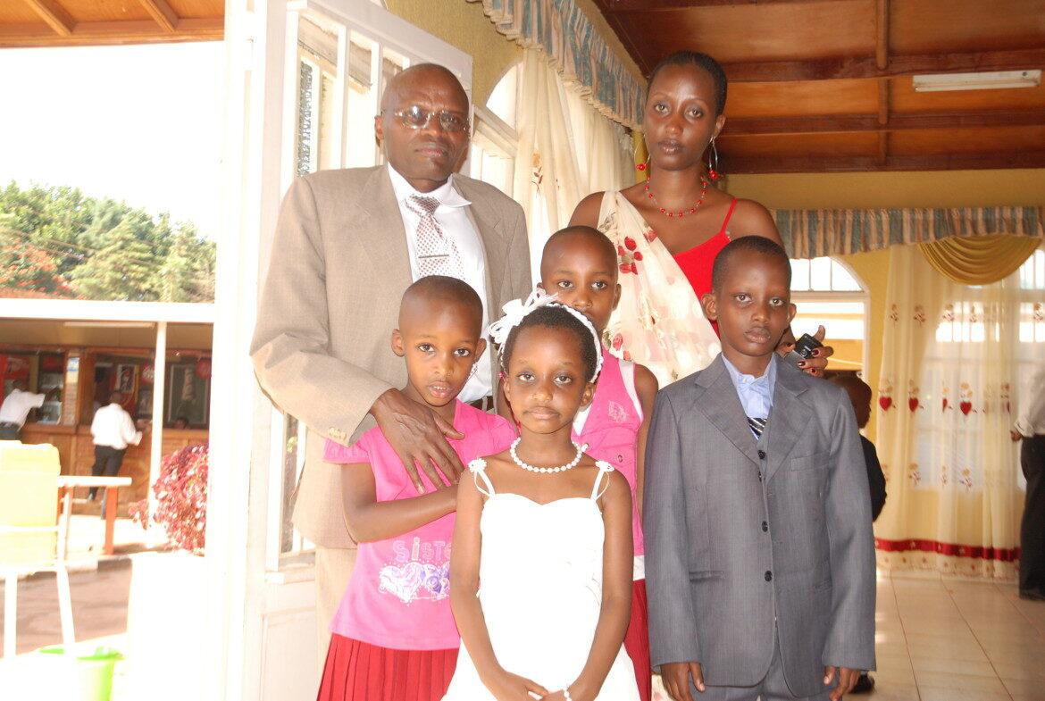 TCU 360 staff writer Yvonne Umugwaneza is pictured with her family. From left: Joseph Shyirambere (Umugwaneza's father), Peace Shenge (Umugwaneza's half sister), Yvonne, Pauline Muyange (Umugwaneza's half sister), Darlene Rugira (Umugwaneza's daughter), and Dylan Rugira (Umugwaneza's son).