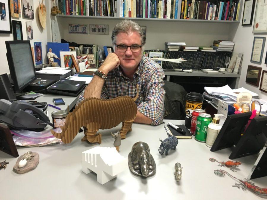 Dr. Mike Slattery was awarded a $25,000 grant in 2013 to start the TCU Rhino initiative. 