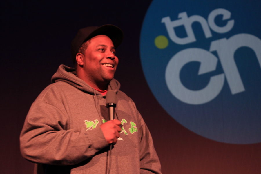 Comedian+Kenan+Thompson+discussed+Taco+Bell%2C+Mighty+Ducks%2C+Ben+Stiller%2C+his+career+and+more+in+the+BLUU+on+Friday+night.