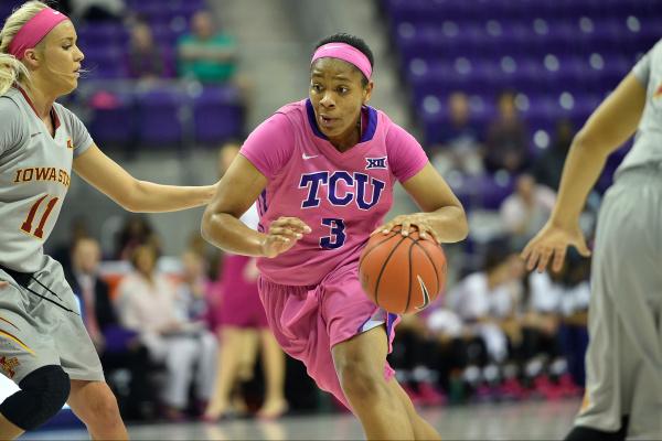Veja Hamilton scored 14 points in Saturdays game against the Iowa State Cyclones (Courtesy of GoFrogs.com).