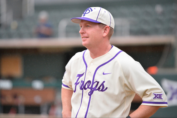 TCU head baseball coach Jim Schlossnagle recorded his 518th win, becoming TCU's all-time winningest baseball coach 