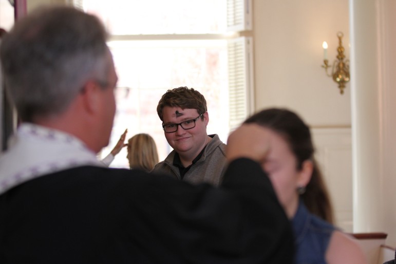 TCU+students+and+faculty+members+attended+two+Ash+Wednesday+services+to+mark+the+first+day+of+Lent.+