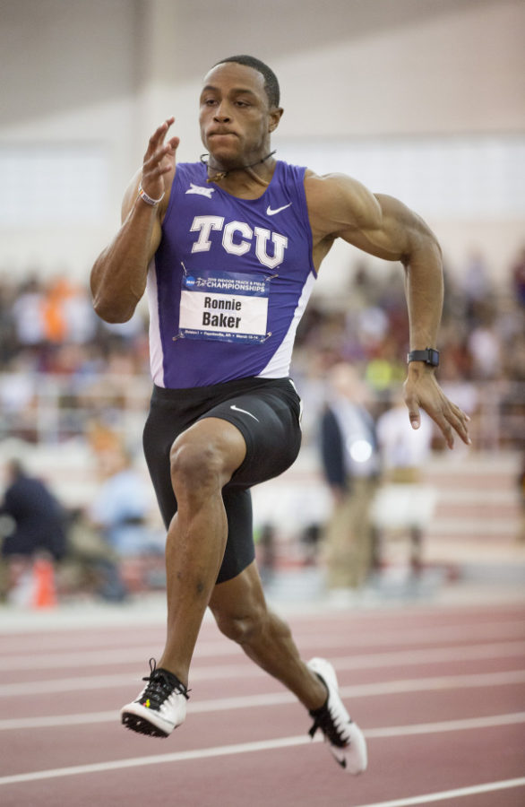 Ronnie Baker defends NCAA 60 meter title