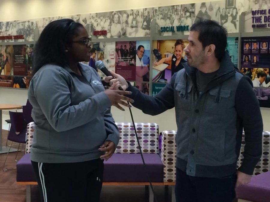 Brianna Gipson, social work major, was interviewed by Justin Ozuna about young adults diagnosed with cancer.