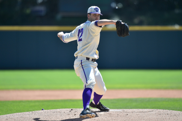 TCU starter Rex Hill gave up three runs over 4.2 innings on Sunday. 