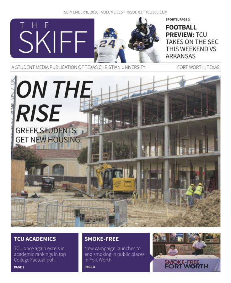 Volume 115, issue 03: On the Rise: Greek students get new housing.
