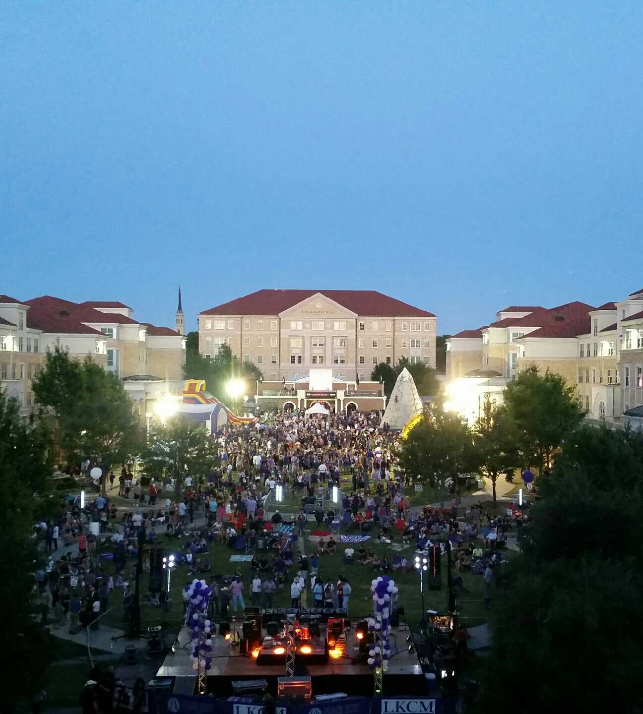 TCU Frogfest in the Commons. Friday, Oct.2, 2015