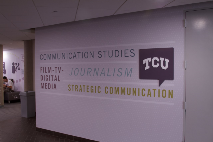 New student gathering area for TCU’s communication school
