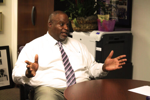 Dr. Darron Turner's retirement was announced this week by Chancellor Boschini. (Sam Bruton) 