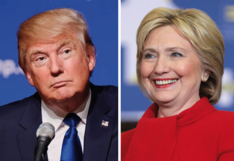 Presidential candidates Donald Trump and Hillary Clinton. (Photo courtesy of Creative Commons).