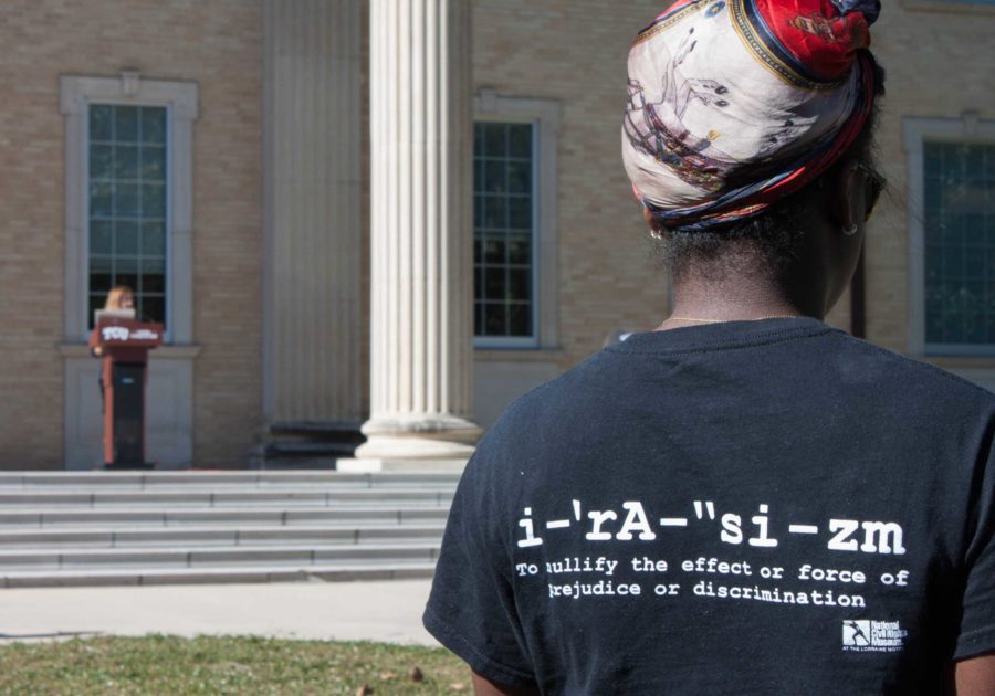 Students of Color Coalition speak out (Laura Belpedio/TCU360)