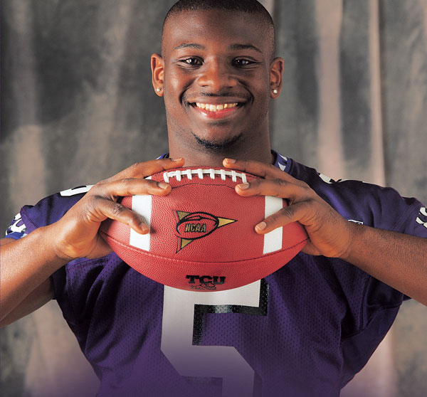 Tomlinson when he played at TCU. (newsevents.tcu.edu)