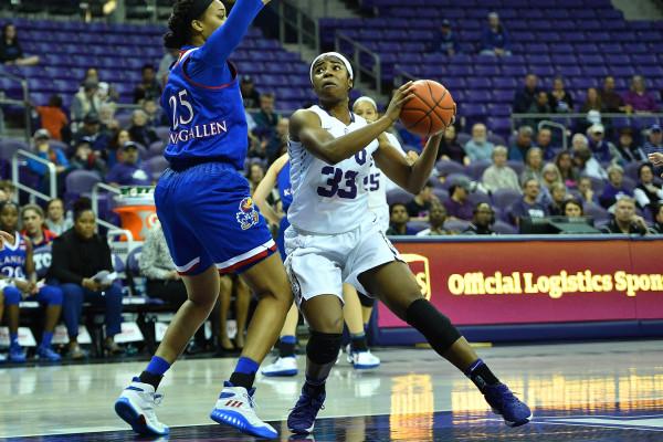 TCU Womans Basketball beat Kansas last weekend. Photo taken during home game, Jan. 22, 2016. Credit: GoFrogs.com