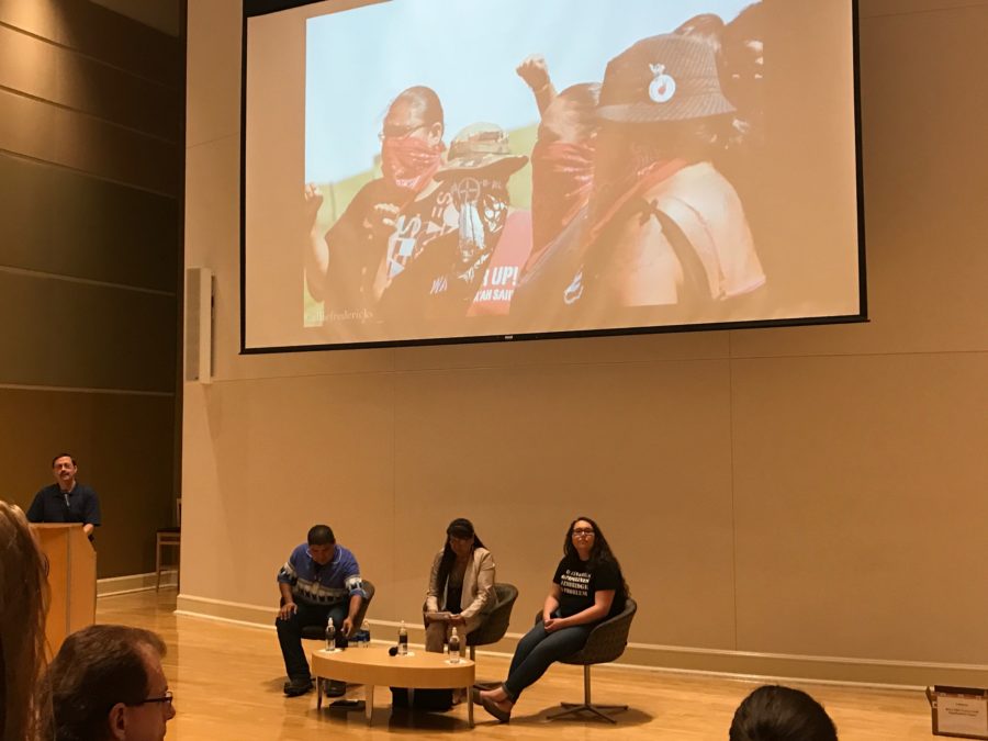 Chebon Kernell, Henrietta Nalson and Kechina Nalson answer questions about the sacredness of water in indigenous culture.