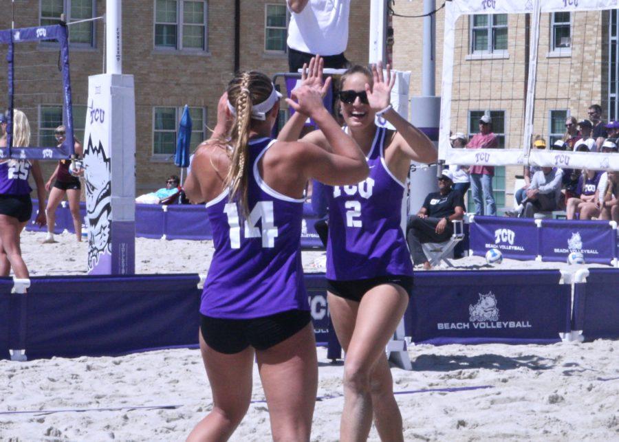 TCU Beach Volleyball jumps to No. 13 after impressive weekend in Tallahassee