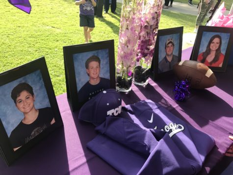 Alena Jarvis, Drew Medford, Nick Sheldon and Rebecca Read were remembered at the memorial. Ryder Buttry/TCU360