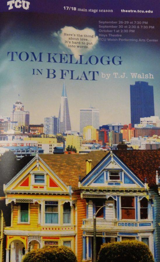 Program for TCU theatres production of Tom Kellogg in B Flat