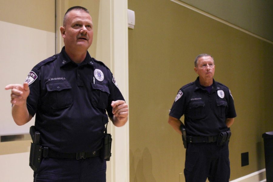 TCU Police Department presents strategy for dealing with an on-campus shooter