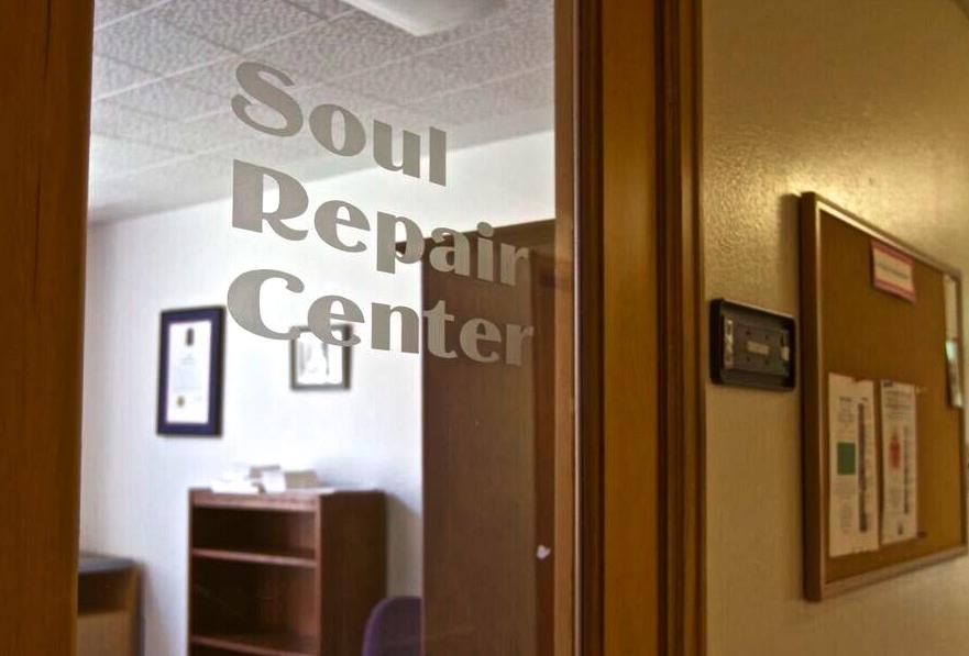 Room 218, home to the Soul Repair Center, is where you will find Dr.Nancy Ramsay working to further public education on moral injury. 