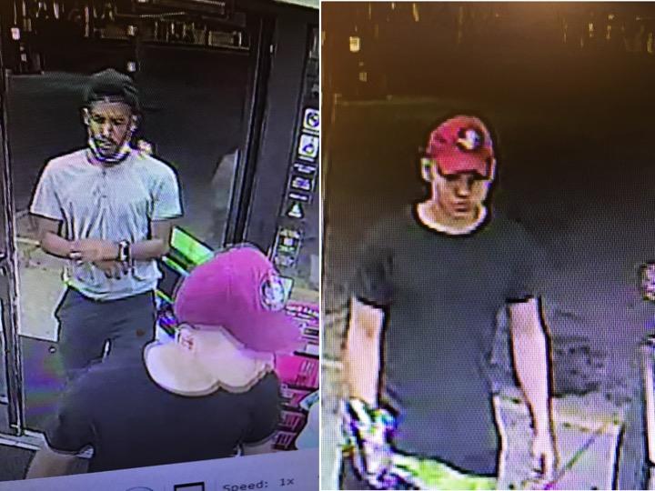 TCU police are asking for help identifying these two men. (Courtesy of TCU police.)