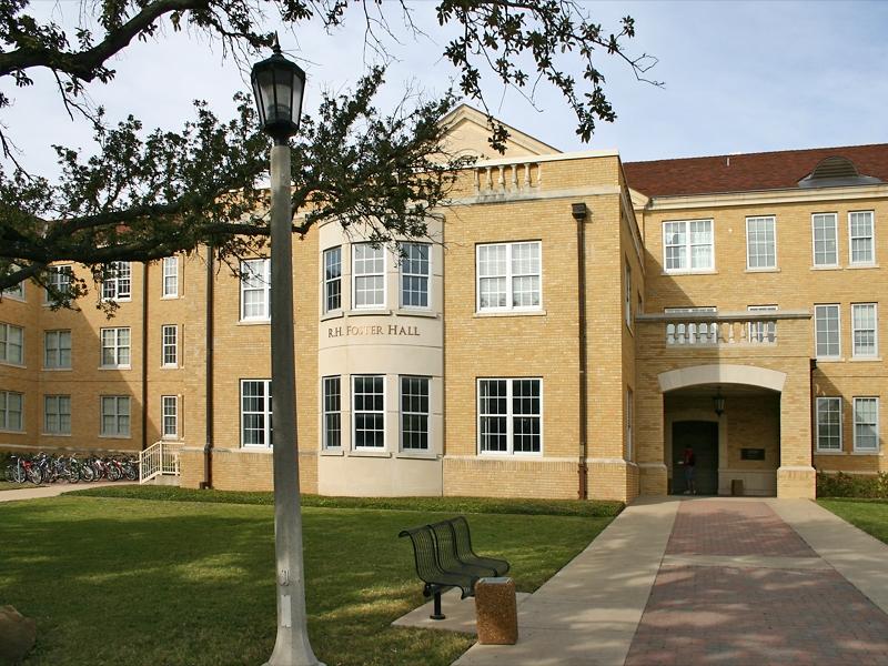 Foster Hall started as an all-female residence hall, but now is a co-ed hall housing around 200 Horned Frogs. (Photo Credit: TCU Maps)
