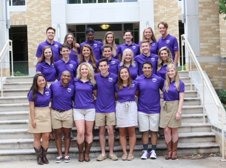 2017 orientation leaders in snapshot of photo from student development services
