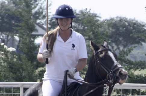 Junior Paige Browning at a polo game. October 1, 2017. Oak Point, Texas