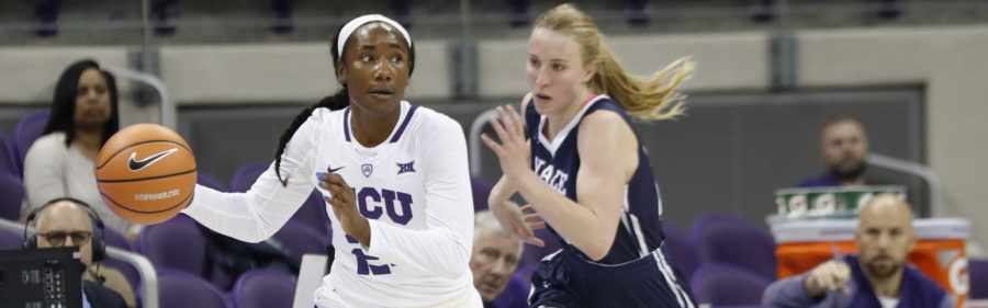 TCU vs Yale womens basketball in Schollmaier Arena in Fort Worth, Texas on November 21, 2017. (Photo/Gregg Ellman )
