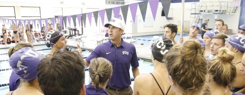TCU vs UT Permian Basin Swimming and Diving meet in Fort Worth, Texas on September 23, 2017. (Photo by/Sharon Ellman) (Photo courtesy of GoFrogs.com)