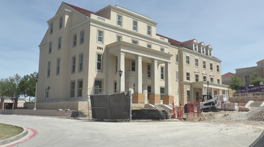 Construction of the Panhellenic house and all fraternity houses will be complete in August. 25 girls will move in with a chapter resident assistant and hall director.
Photo by Alexa Hines