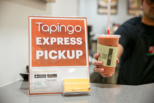 Tapingos express pick-up is available at Chick-fil-A, Union Grounds, OBriens and Caliente. Image courtesy of technician online.com