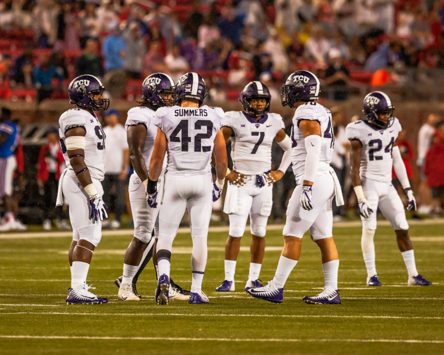 TCUs defense will be challenged by Ohio States dynamic offense. TCU vs SMU. Photo by Cristian ArguetaSoto.