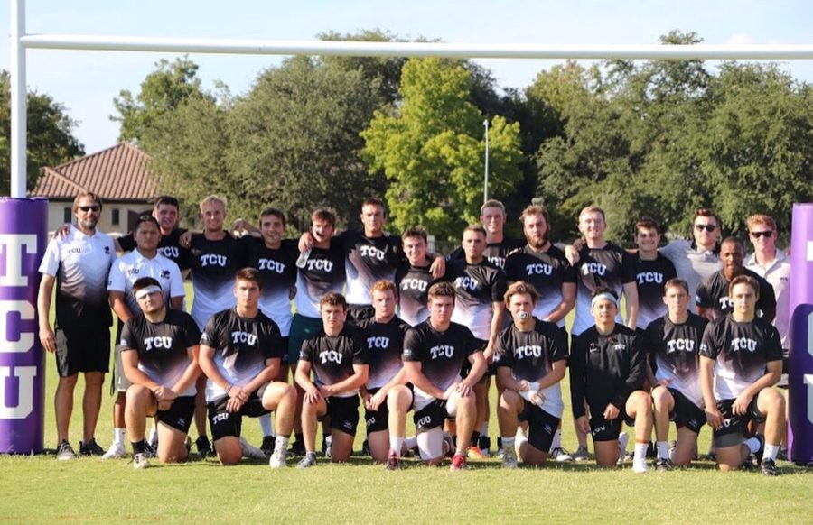 TCU Club Rugby Team. Photo Courtesy of Logan Legg.