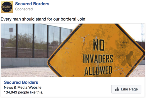 Every man should stand for our borders! Join!