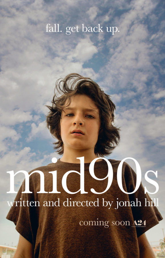 The poster for Jonah Hills directorial debut Mid90s