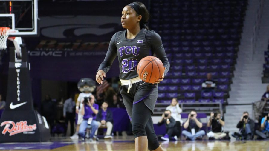 Guard Lauren Heard had career highs with 20 points and six steals. Photo courtesy of GoFrogs.com