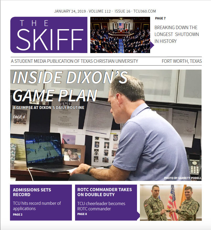 The+Skiff+Vol+117%2C+Issue+16+cover
