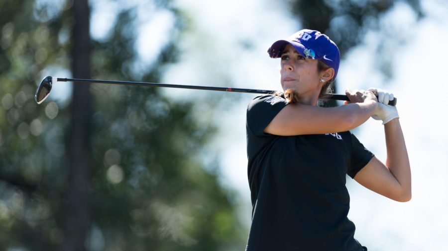 Senior captain Annika Clark headlines the No. 21 womens golf team (Photo courtesy of GoFrogs).