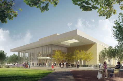 Renderings of the new music center. Photo courtesy of TCU Fine Arts. 